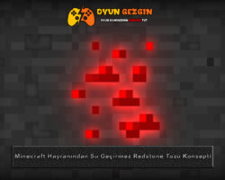 Minecraft Hayranından Su Geçirmez Redstone Konsepti